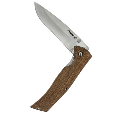 Кизлярский нож складной Гюрза (сталь Х50CrMoV15, рукоять орех) - фото 13483