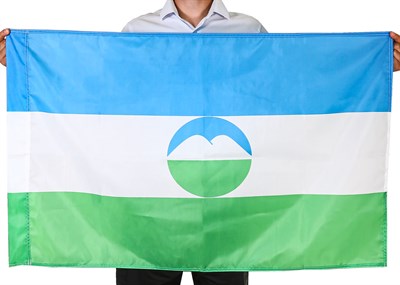 Флаг Кабардино-Балкарской Республики (70x105 см) - фото 14746