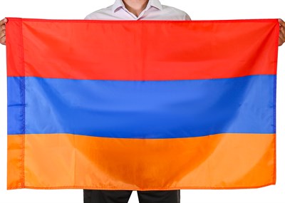 Государственный флаг Армении (70x105 см) - фото 16628