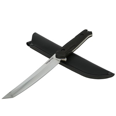 Нож Самурай (сталь AUS-8, рукоять черный граб) - фото 17264