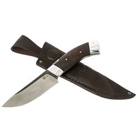 Нож Кайман со шкуросъемом (сталь Х12МФ, рукоять венге)