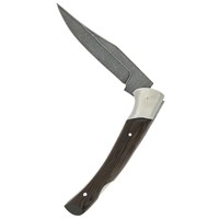 Складной нож Мичман (дамасская сталь, рукоять венге)