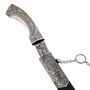 Кинжал (турецкий ятаган) Янычар (ножны мельхиор, натур.кожа) 18908