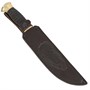 Нож пластунский Казак (сталь Х12МФ, рукоять кожа) 12807