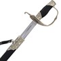 Кавказская шашка Есаул (ножны мельхиор, натуральная кожа) 14436