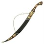 Кинжал (турецкий ятаган) "Янычар" (ножны – мельхиор, эмаль, натур.кожа) 10140