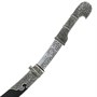 Кинжал (турецкий ятаган) Янычар (сталь 40Х13, ножны мельхиор, натуральная кожа) 16978
