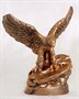 Подарочная статуэтка ручной работы "Кавказский орел" обожженная глина - фото 7976