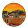 Сувенирная глиняная тарелочка ручной работы "Тбилиси" - фото 8298