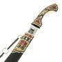 Кинжал (турецкий ятаган) "Янычар" (ножны – мельхиор, эмаль, натур.кожа) 14481