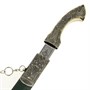 Кинжал (турецкий ятаган) Янычар (ножны – мельхиор, натур.кожа) 7384 - фото 9116