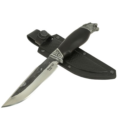 Нож Барс (сталь Х12МФ, рукоять черный граб) - фото 10969