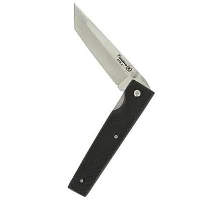 Складной нож Танто (сталь AUS-8, рукоять черный граб) - фото 11206