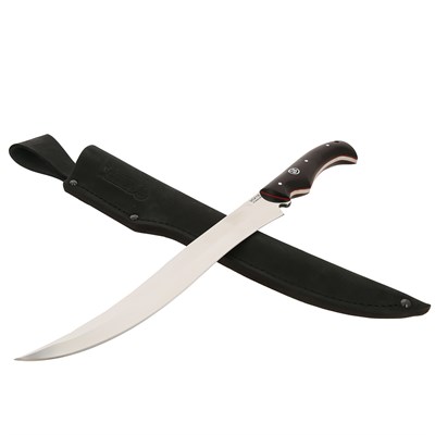 Нож Янычар (сталь 95Х18, рукоять черный граб) - фото 11334