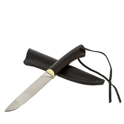 Нож Карачаевский (сталь 65Х13, рукоять граб) - фото 11426