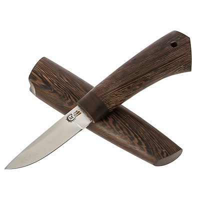 Нож Амулет (сталь Х12МФ, рукоять венге, деревянные ножны) - фото 11506