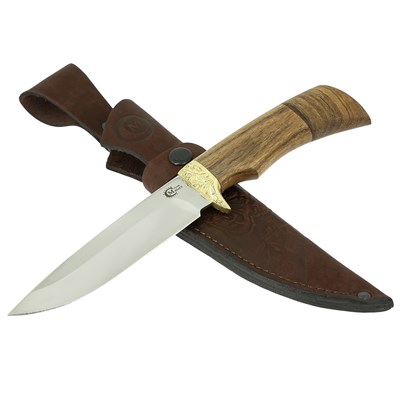 Нож Лазутчик (сталь 65Х13, орех амазакуе) - фото 11626
