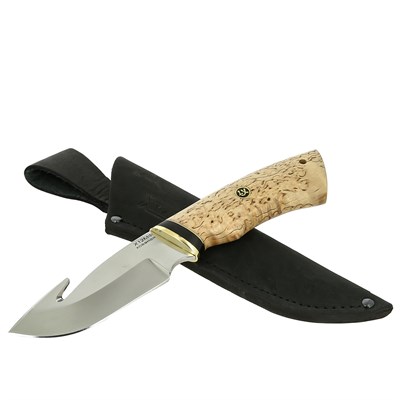 Нож Скинер (сталь Х12МФ, рукоять карельская береза) - фото 12034