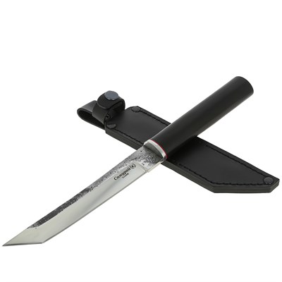 Нож Самурай (сталь Х12МФ, рукоять черный граб) - фото 12205