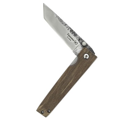 Складной нож Танто (сталь Х12МФ, рукоять граб) - фото 12450