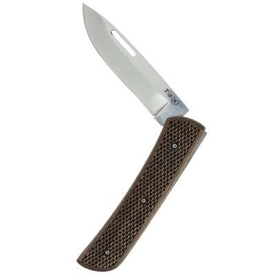 Складной нож Т-2 (сталь Х50CrMoV15, рукоять орех) - фото 12997