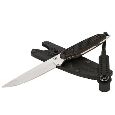 Нож Тайпан (сталь Х50CrMoV15, рукоять черный граб) - фото 13123