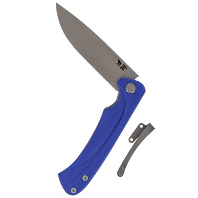 Складной нож Чиж Плюс (сталь K110, рукоять G10 синяя) - фото 13143