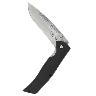 Складной нож Гюрза (сталь Х12МФ, рукоять черный граб) - фото 13496
