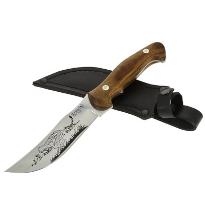 Нож Клык (сталь Х50CrMoV15, рукоять орех) - фото 13596