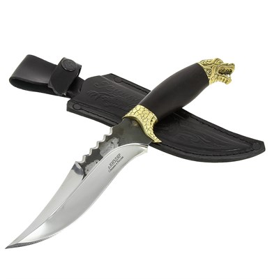 Разделочный нож Хищник (сталь Х12МФ, рукоять граб) - фото 13660