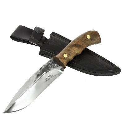 Разделочный нож Тайга (сталь Х12МФ, рукоять орех) - фото 13762
