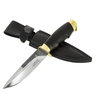 Разделочный нож Енот (сталь Х12МФ, рукоять граб) - фото 13798