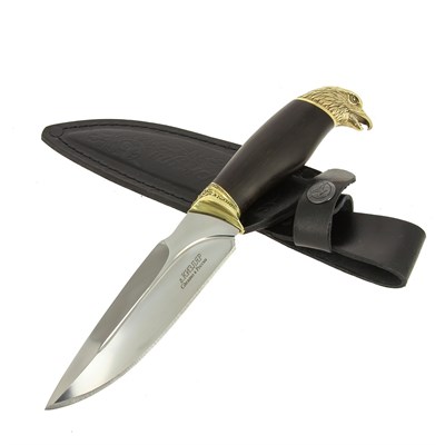 Разделочный нож Беркут (сталь 65Х13, рукоять граб) - фото 13818