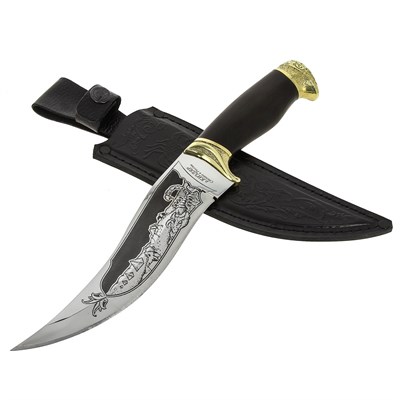 Разделочный нож Скорпион (сталь 65Х13, рукоять граб) - фото 13830