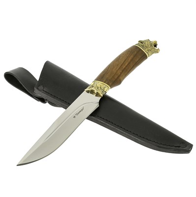 Разделочный нож Пантера (сталь 65Х13, рукоять граб) - фото 13838
