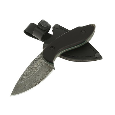 Нож М-2 (дамасская сталь, рукоять черный граб) - фото 15314