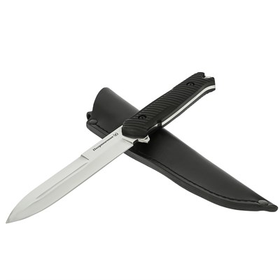 Нож Пограничник (сталь Х50CrMoV15, рукоять черный граб) - фото 15475