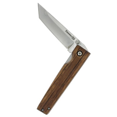 Складной нож Танто (сталь Х50CrMoV15, рукоять орех) - фото 15857