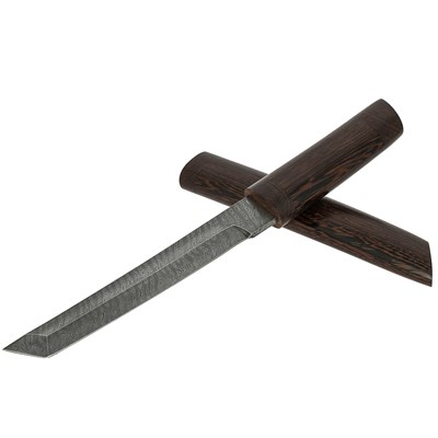 Нож Танто (дамасская сталь, рукоять венге) - фото 16745