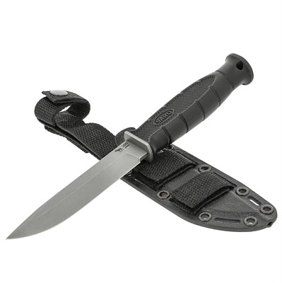 Нож Финский (сталь AUS-6, рукоять резина) - фото 17140
