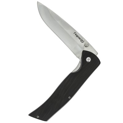 Складной нож Гюрза (сталь Х50CrMoV15, рукоять черный граб) - фото 17272