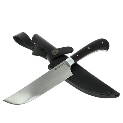 Нож Узбек (сталь D2, рукоять черный граб) - фото 17292