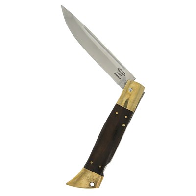 Складной нож Стрелец (сталь 95Х18, рукоять венге, латунь) - фото 17405