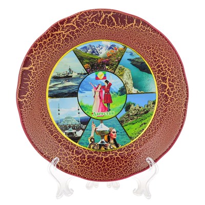 Сувенирная тарелочка Дагестан - фото 7967