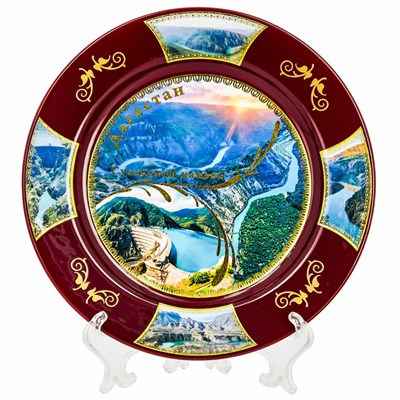 Сувенирная тарелочка Дагестан - фото 8346