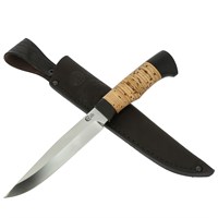 Нож Анчар (сталь Х12МФ, рукоять береста, граб)