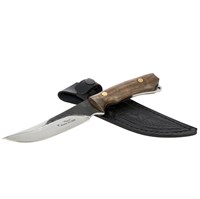 Разделочный нож Рысь (сталь Х12МФ, рукоять орех)