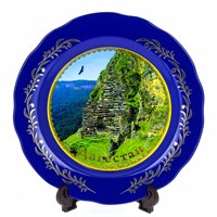 сувенирная тарелка "Дагестан" большая №2