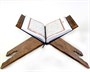 Деревянная раскладная подставка под Коран ручной работы с узорами большая (выжигание) - фото 10057