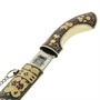 Кинжал (турецкий ятаган) "Янычар" (ножны – мельхиор, эмаль, натур.кожа) 10142 - фото 10710